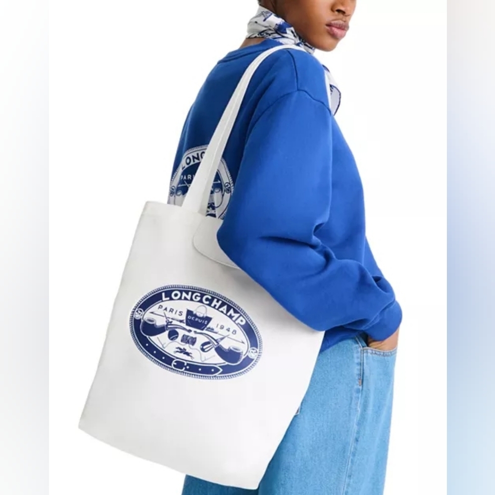 Longchamp Le Pliage Constantin Tote | Ecru